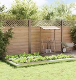 VidaXL Slakkenhekken 16 pcs Zilver Gegalvaniseerd staal