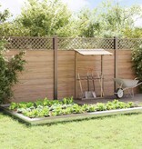 VidaXL Slakkenhekken 16 pcs Zilver Roestvrij staal