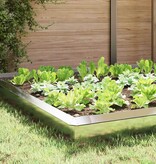 VidaXL Slakkenhekken 16 pcs Zilver Roestvrij staal