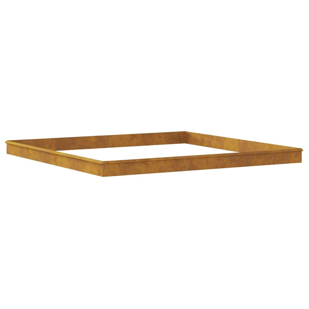 VidaXL Slakkenhekken 20 pcs Roestig Cortenstaal