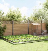 VidaXL Slakkenhekken 20 pcs Zilver Roestvrij staal