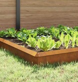 VidaXL Slakkenhekken 12 pcs Roestig Cortenstaal