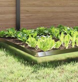 VidaXL Slakkenhekken 12 pcs Zilver Roestvrij staal