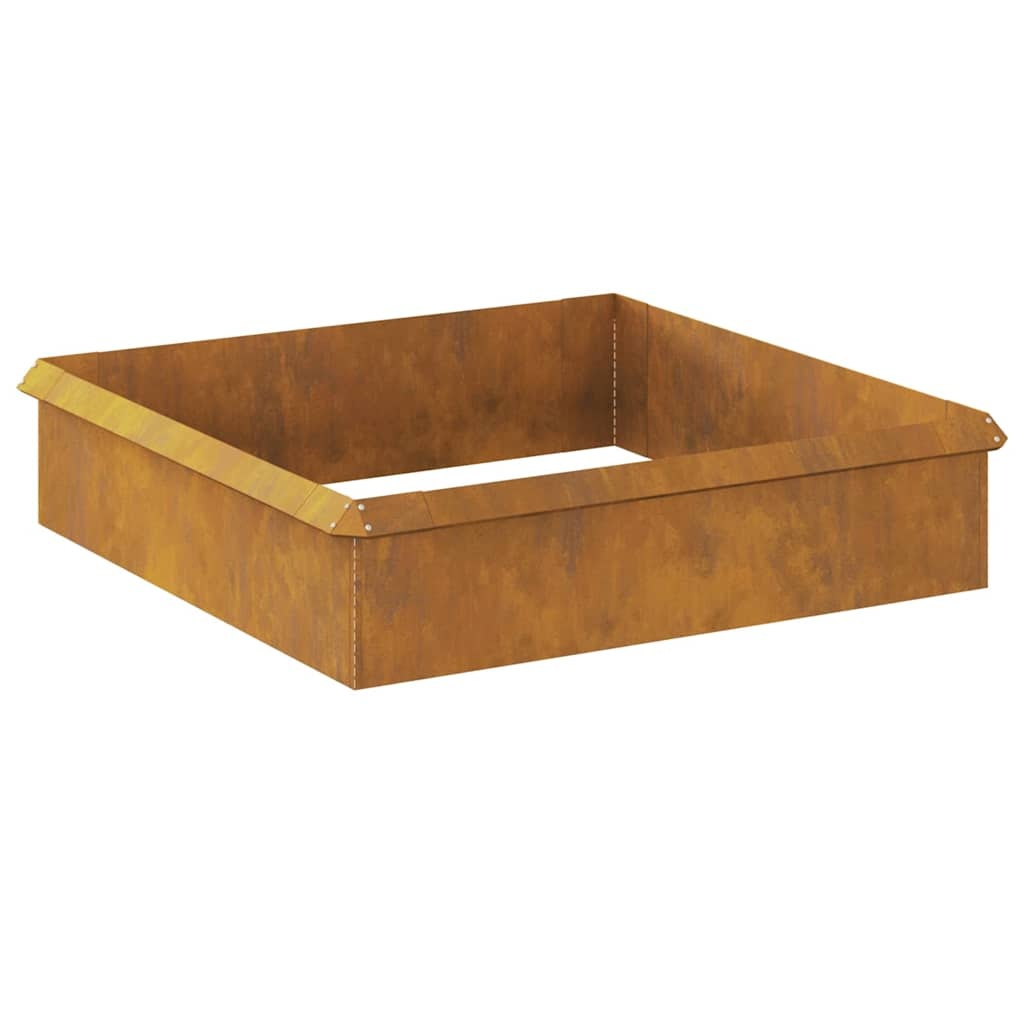 VidaXL Slakkenhekken 8 pcs Roestig Cortenstaal