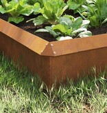 VidaXL Slakkenhekken 8 pcs Roestig Cortenstaal