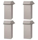 VidaXL Slakkenhekken 8 pcs Roestig Cortenstaal