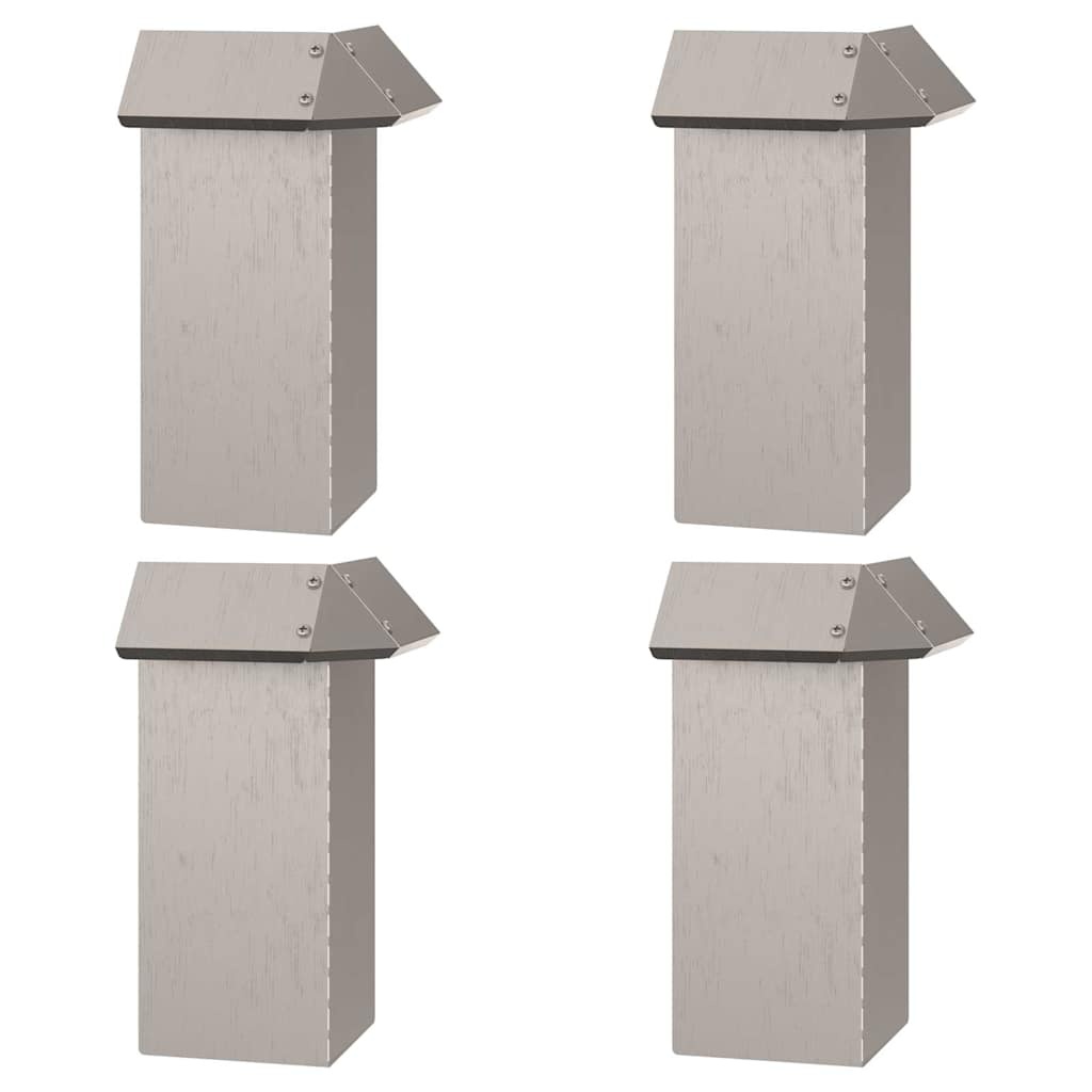 VidaXL Slakkenhekken 8 pcs Roestig Cortenstaal