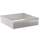 VidaXL Slakkenhekken 8 pcs Zilver Roestvrij staal