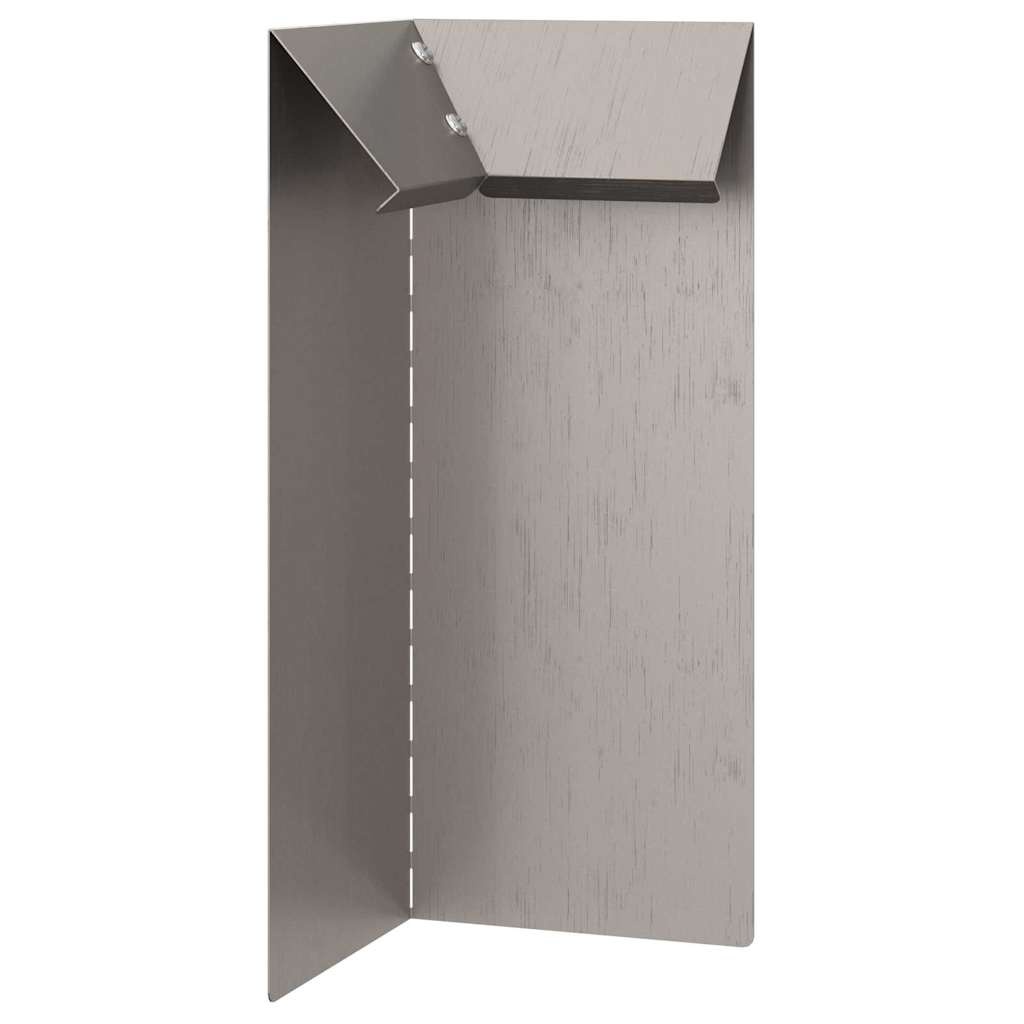 VidaXL Slakkenhekje Roestig 10 x 10 x 25 cm Cortenstaal