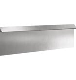 VidaXL Slakkenhekje 16 pcs Zilver 100 x 3,5 x 25 cm Roestvrij staal