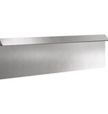 VidaXL Slakkenhekje Zilver 100 x 3,5 x 25 cm Roestvrij staal