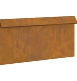 VidaXL Slakkenhekje Roestig 50 x 3,5 x 25 cm Cortenstaal