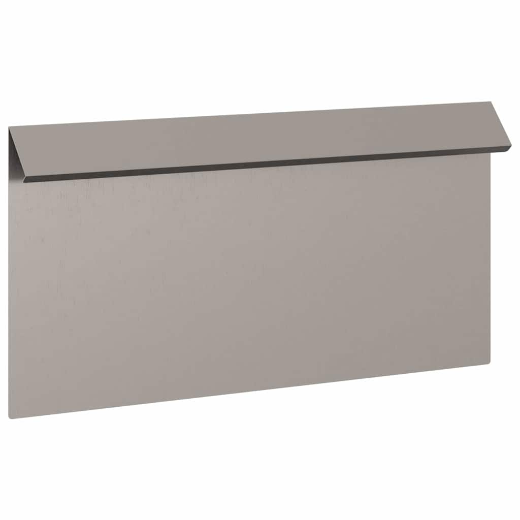 VidaXL Slakkenhekje Roestig 50 x 3,5 x 25 cm Cortenstaal