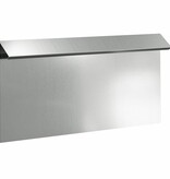 VidaXL Slakkenhekje Zilver 50 x 3,5 x 25 cm Gegalvaniseerd staal