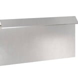 VidaXL Slakkenhekje 16 pcs Zilver 50 x 3,5 x 25 cm Roestvrij staal