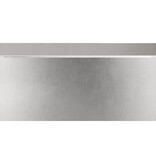 VidaXL Slakkenhekje 16 pcs Zilver 50 x 3,5 x 25 cm Roestvrij staal