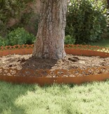 VidaXL Gazonranden 30 pcs Roestig 103 x 0,05 x 22 cm Cortenstaal