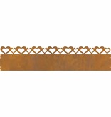 VidaXL Gazonranden 20 pcs Roestig 103 x 0,05 x 22 cm Cortenstaal