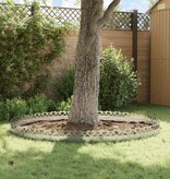 VidaXL Gazonranden 30 pcs Zilver 103 x 0,05 x 22 cm Roestvrij staal