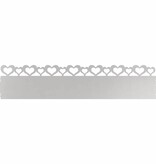 VidaXL Gazonranden 10 pcs Zilver 103 x 0,05 x 22 cm Roestvrij staal