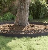 VidaXL Gazonranden 30 pcs Zwart 103 x 0,05 x 22 cm Staal