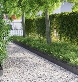 VidaXL Gazonranden 20 pcs Zwart 103 x 0,05 x 22 cm Staal