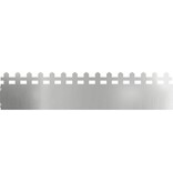 VidaXL Gazonranden 10 pcs Zilver 103 x 0,05 x 22 cm