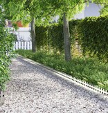 VidaXL Gazonranden 30 pcs Zilver 103 x 0,05 x 22 cm Roestvrij staal