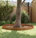 VidaXL Gazonranden 30 pcs Roestig 103 x 0,05 x 22 cm Cortenstaal