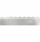 VidaXL Gazonranden 30 pcs Zilver 103 x 0,05 x 22 cm