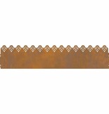 VidaXL Gazonranden 30 pcs Roestig 103 x 0,05 x 22 cm Cortenstaal