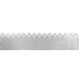 VidaXL Gazonranden 10 pcs Zilver 103 x 0,05 x 22 cm
