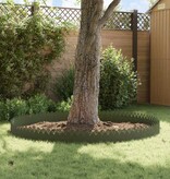 VidaXL Gazonranden 20 pcs Olijf Groen 103 x 0,05 x 22 cm Staal