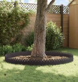 VidaXL Gazonranden 10 pcs Zwart 103 x 0,05 x 22 cm Staal