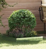 VidaXL Tuinrand 6 pcs Zilver 60 x 60 x 13 cm Gegalvaniseerd staal