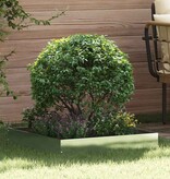 VidaXL Tuinrand Zilver 60 x 60 x 13 cm Roestvrij staal