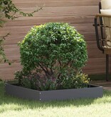 VidaXL Tuinrand 6 pcs Antraciet 60 x 60 x 13 cm Staal