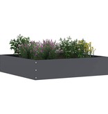 VidaXL Tuinrand Antraciet 60 x 60 x 13 cm Staal