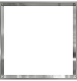 VidaXL Tuinrand Zilver 50 x 50 x 13 cm Gegalvaniseerd staal