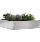 VidaXL Tuinrand 6 pcs Zilver 50 x 50 x 13 cm Roestvrij staal