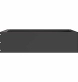 VidaXL Tuinrand 6 pcs Zwart 50 x 50 x 13 cm Staal