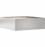 VidaXL Tuinrand Zilver 40 x 40 x 13 cm Roestvrij staal