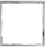 VidaXL Tuinrand Zilver 40 x 40 x 13 cm Roestvrij staal