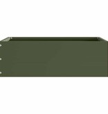 VidaXL Tuinrand 6 pcs Olijf Groen 40 x 40 x 13 cm Staal