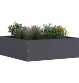 VidaXL Tuinrand 6 pcs Antraciet 40 x 40 x 13 cm Staal
