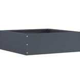 VidaXL Tuinrand Antraciet 40 x 40 x 13 cm Staal