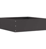 VidaXL Tuinrand 6 pcs Zwart 40 x 40 x 13 cm Staal