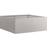 VidaXL Plantenbak roestig 80x80x30 cm weervast staal