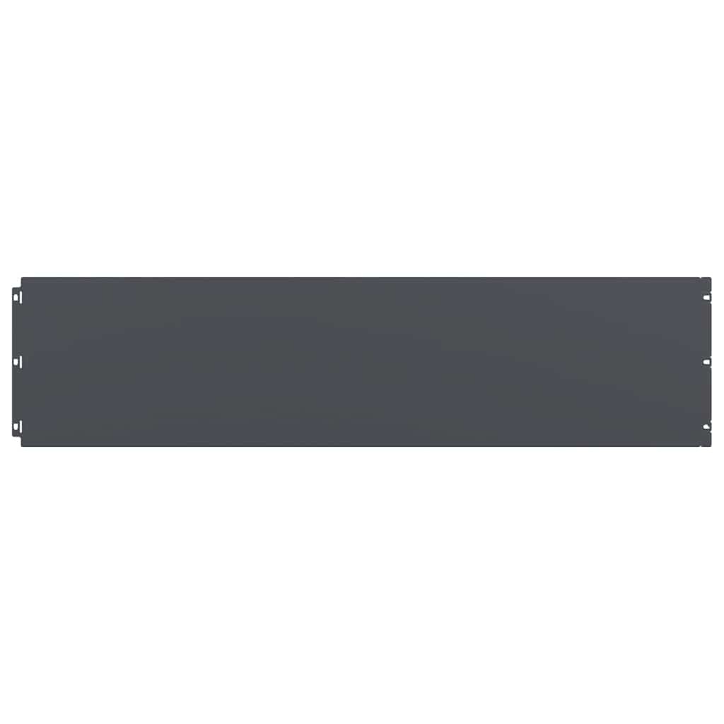 VidaXL Gazonranden 20 st 25x103 cm koudgewalst staal antraciet