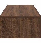 VidaXL Wandschap met lades 100x36x19cm bewerkt hout bruin eikenkleurig